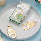 24 Pieces Baby Bottle Openers Shower Favoris, Gifts, Decorations, or Souvenir Guest Gift Boxes, Poppin Design for Baby Boys or Girls (24 Pack Green) - Image 5