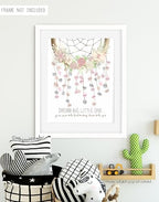 11x14 Dreamcatcher Fingerprint Poster Baby Shower Guestbook Alternative - Image 7