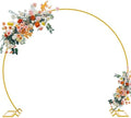 Fomcet Round Backdrop Stand Gold 7.2ft Circle Arch Large Metal Wedding Arch by Fomcet