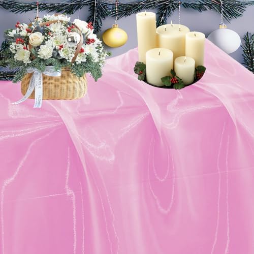 40 Yard Organza Fabric 44" Wide for Wedding Event Décor - Pink by MDS