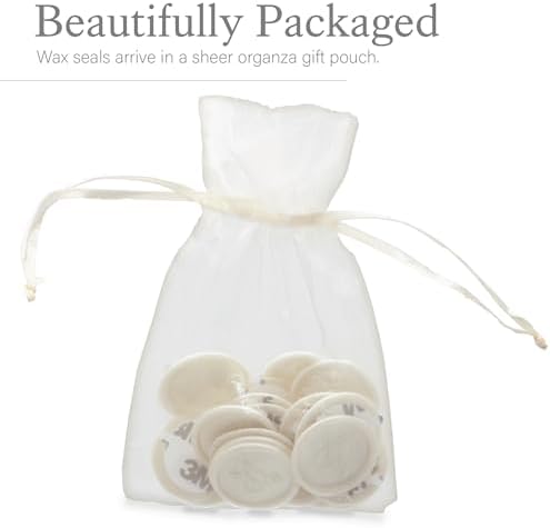 Infusion Wax Seal Baby Stickers - Elegant Self-Adhesive Baby Shower Envelope Seals in 12 Color Options - Perfect for Invitations, Cards, & Party Favors - 25 Pack (Gender Reveal) - Image 7
