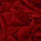 Red Velvet Ruffle Tablecloth, 60 x 84 Inch Rectangular - Image 7