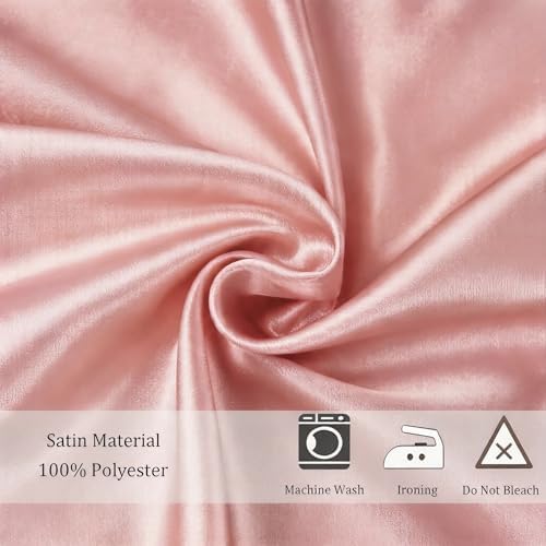Satin Chair Sashes Bows 50 Pack Universal Polyester Chair Ribbons for Wedding Anniversary Retirement Party Birthday Engagement Banquet Graduation Outdoor Events Decor (Blush Pink, 50 pcs) - Image 4