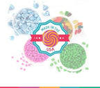 90ct Personalized Baby Shower Chocolate Kisses & DIY Stickers - Mermaid - Image 5