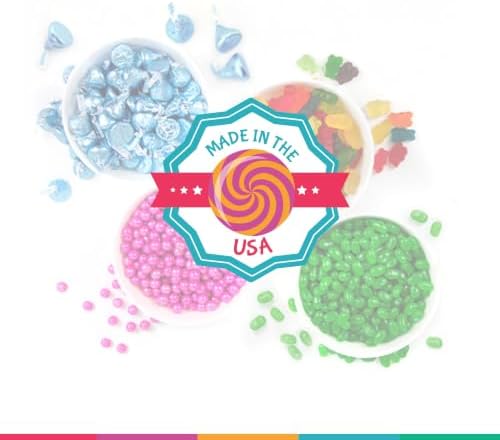 90ct Personalized Baby Shower Candy Party Favors Kisses with DIY Stickers, Bulk Chocolate - Winnie Bear Themed - Image 5