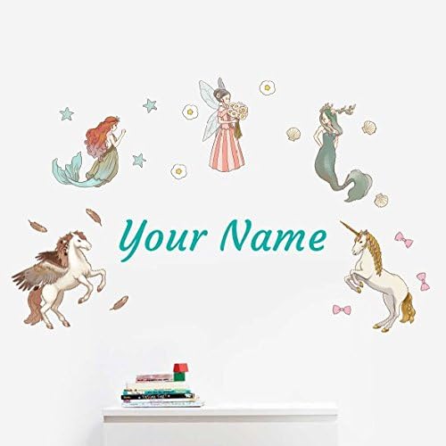 Oliver's Labels Premium Name Wall Decals - Matte Finish Personalized Wall Art for Kids' Rooms & Nurseries (Fairy Tale) - Image 3