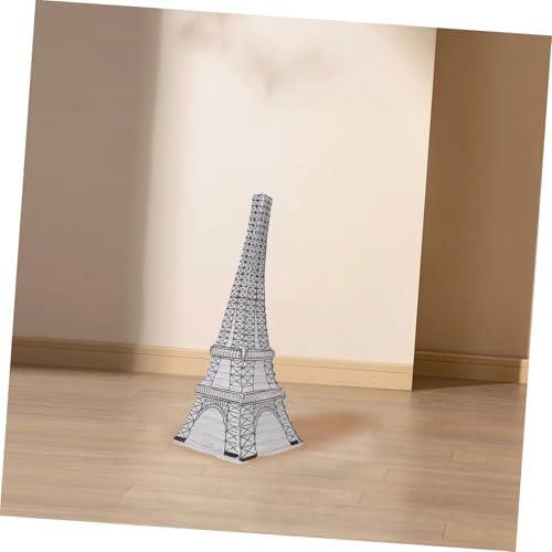 Eiffel Tower Paper Lantern White Hanging Accent Decorative - Image 5