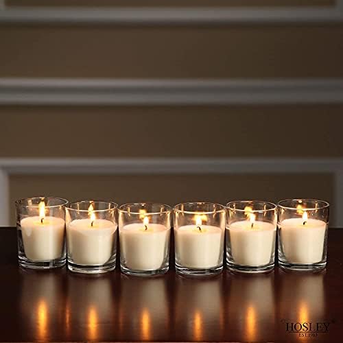 Hosley Unscented Votive Candles, Clean-Burning with 10-12 Hour Burn time Ideal for Weddings, Parties, Aromatherapy, (Ivory, 240) - Image 2