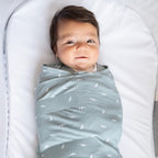 HALO 100% Cotton Sleepsack Swaddle, 3-Way Adjustable Wearable Blanket, TOG 1.5, Birds, Small, 3-6 Months - Image 2
