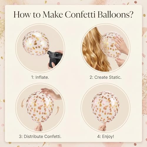 Balloon Column Kit Set of 2 With Balloons Included - Balloon Tower with Stand, Base, and Pole,Backdrop Decoration for Wedding, Baby Shower, Birthday Party (3xMetallic Light Pink) - Image 6