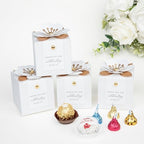 FEIYI 20 PCS Favor Boxes, White Candy Boxes 2.55x2.55x2.55 - Image 4