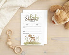Pack of 30, Boy/Girl Baby Shower Party Collection, Baby Shower Invitation Cards, Fill in the Blank Invites WIth Envelopes, Cute Animals Theme Party Supplies - Image 5