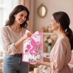 Capoda 24 Pack Mother's Day Bags with Handles, Large Floral Reusable PP Plastic Goodie Bags, Pink Rose Party Favor Bag for Mom Brunch, Classroom, Church, Candy Treats & Small Gifts - Image 5