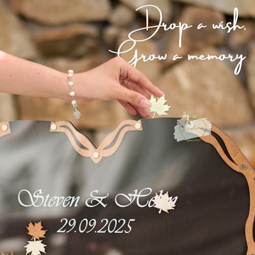 Personalized Maple Tree Guest Book Alternative for Rustic Boho Wedding - Image 5