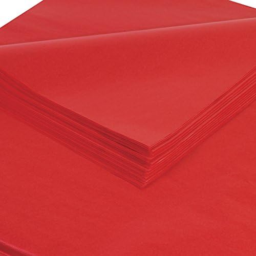 Aviditi Premium Tissue Paper Gift Wrap, 20" x 30", Mandarin Red, Bulk Pack (480 Sheets per Case), Perfect for Gift Wrap, Holidays, Birthdays, Crafts, DIY Projects, and Decorations by Aviditi