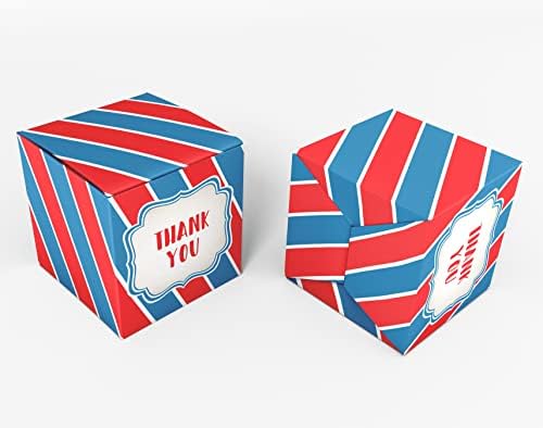 Paper Box - Mini Favor Box For Baby Shower 4x4x4 Inches Paper Gift Boxes, Candy Paper Box For Party Favors, Baby Shower Postcard,Boy/Girl Theme- Pack Of 20 - Image 2