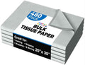 Party Solids Grey Tissue Paper for Gift Bags 20" X 30" 480 Sheets by Crown+Display