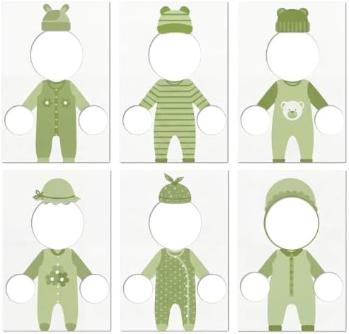 6 Set Baby Shower Games Feed The Baby(Sage Green) by Unknown