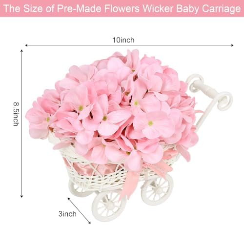 4 Pack Baby Shower Arrangements & 6 Sets Baptism Table Centerpieces - Image 3