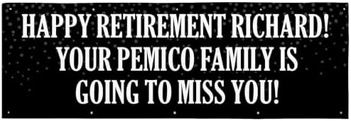 Let's Make Memories Personalized Banner for Any Occasion - Birthday Party, Retirement, Shower, Etc - Create Your Own Custom Banner - Party Decorations - Indoor/Outdoor Vinyl - Black - 10ft by LetsMakeMemories