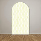 Arch Backdrop Cover Happy Sweet Bee Day Baby Shower Prop Chiara Arch Wall Yellow Honeycomb Bee 1st Birthday Party Baptism Fiesta Parties Decorations (6FT,4678) - Image 2
