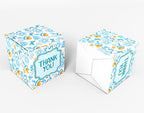 Paper Box - Mini Favor Box For Baby Shower 4x4x4 Inches Paper Gift Boxes, Candy Paper Box For Party Favors, Baby Shower Blue Baby Cot,Boy Theme- Pack Of 20 - Image 2