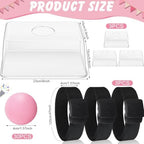 Vinsot 3 Sets Baby Shower Games Twerking Shaking Balls with Belts,Pink - Image 5