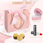 Colarr 60 Pcs Small Thank You Gift Bags with Handles,Colorful Ribbon - Image 2