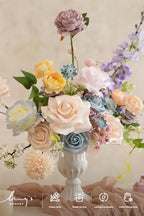 Ling's moment Artificial Pink Wedding Flowers Combo, Pastle, Deluxe - Image 3