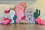 Beige Arch Backdrop Cover for Mexican Fiesta Party Decoration Stretchy Arch Stand Fabric Baptismx Baby Shower Cake Table Supplies (Cover Only) (G3740,3.3ftx6.6ft (CoverOnly)) - Image 4