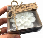 Giftsupstore Wedding Favor Guest Bulk – Ocean Pary giveaways, Return Gifts Lotus Shaped Candle Party Favors – Custom Baby Shower Gifts, (4,10,20,30,50,100.. Options Available in Customize Options) - Image 2