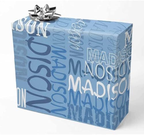 AOFUN Birthday Wrapping Paper - Customized Cool Wrapping Paper Rolls for Men, 5 Rolls, 58" x 23" by Unknown