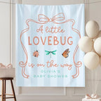 Love Bug Baby Shower Banner Welcome Sign for A Little Lovebug Garden Themed Party Neutral Summer Baby Sprinkle Decor Butterfly Ladybug Backdrop Gender Reveal Tapestry Photo Booth Summer Decoration by Unknown