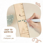 Personalized Name Kids Height Wall Chart - Cat Wood Height Chart - Image 4
