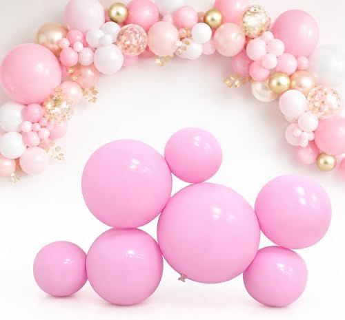 Reusable Inflatable Balloon Garland Arch Kit, Linked PVC Balloons (Pink) by Unknown