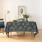 patdrea Designer Floral Vintage French Tablecloth,Rectangular,102"x63" - Image 2