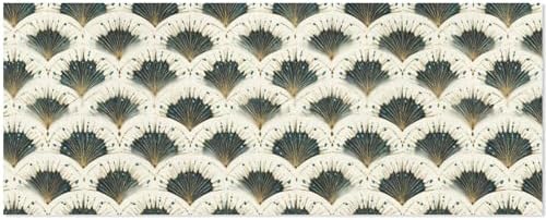 pnyoin Merry Christmas Wrapping Paper Roll,Oriental Fan Print Gift Wrap Perfect for Xmas,Birthday,Weddings, Brides, Holidays, Baby Showers，58 x 23 inches,3 Roll - Image 2