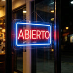 ABIERTO Spanish Open Neon Sign, 5V USB Home Lighting, Modern Decor, Stylish Lighting, Business Open Sign for Bar Restaurant Coffee Salon Store - Image 3