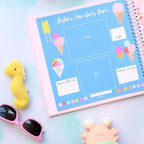 Lucy Darling Little Beach Babe Baby Memory Book – First 5 Years Journal & Photo Album, Baby Girl Keepsake, Unique Scrapbook Album, Mom Gift - Image 3