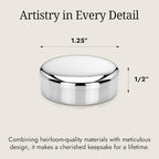 925 Sterling Silver First Curl & Tooth Keepsake Box - Image 7
