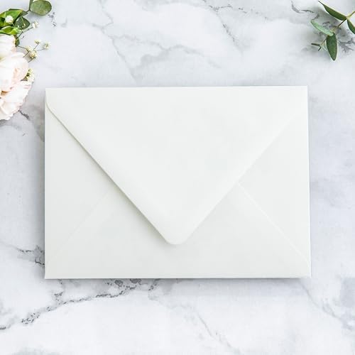 PONATIA 50 PCS/Pack A7 Envelopes, Euro Flap Liner 5x7 Envelopes - Image 2
