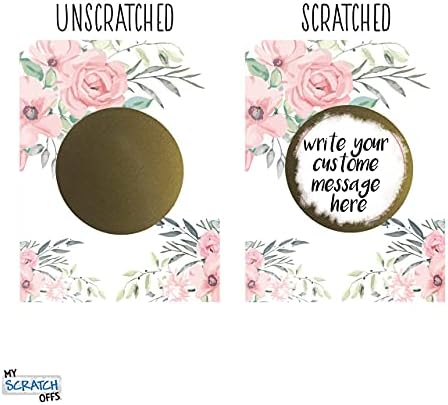 Scratch Off Bridal Wedding Shower Bundle Bridal Bingo Kisses from the Mrs & Make Your Own ScratchNotes - Image 7