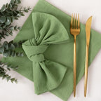 Cloth Napkins Fall Washable Reusable Linen Wedding Party Home Table Decor - Image 4