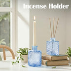 Glass Bud Vases in Bulk Small Mini Blue Vase for Flowers 17pc - Image 5
