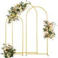 3PCS Metal Wedding Arch Backdrop Stand 6.6/5.9/4.9FT Balloon Arch Stand by Vincidern