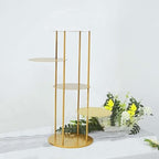 Efavormart 2 Sets of Large Metallic Gold Bird Cage Wedding Centerpiece Table Party Decor All Occasions - 9",13" Tall - Image 4