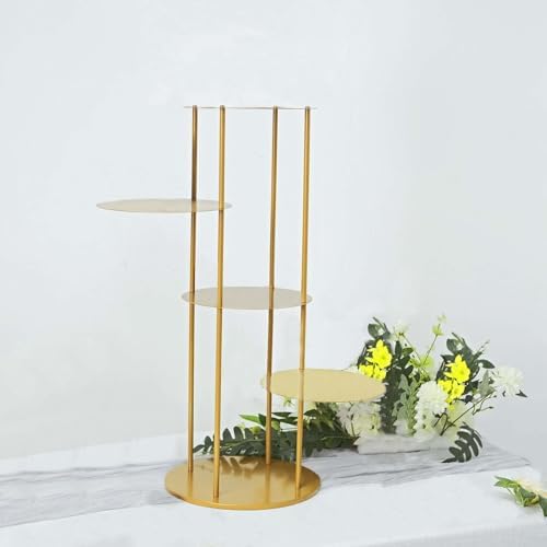 Efavormart 2 Sets of Large Metallic Gold Bird Cage Wedding Centerpiece Table Party Decor All Occasions - 9",13" Tall - Image 4