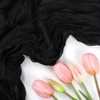 12 Pack Black Cheesecloth Table Runner 10Ft 23 x 120 Inch - Image 4