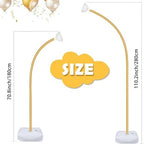 Balloon Arch Stand with Base - 8.2ft & 5ft Balloon Arch Kit with Bendable Tubes, Half Arch Stand, Balloon Column & Arch Frame for Weddings, Birthdays, Baby Showers - Image 4