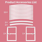 Wedding Arch Round Backdrop Stand White Metal Circle Backdrop Stand Circle Balloon Arch Stand Frame for Birthday Party Bridal Shower Anniversary Ceremony Candy Tables Celebration in 1.9X2.2m - Image 3